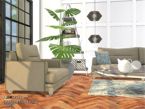  The Sims Resource: Marsilia Living Room by ArtVitalex
