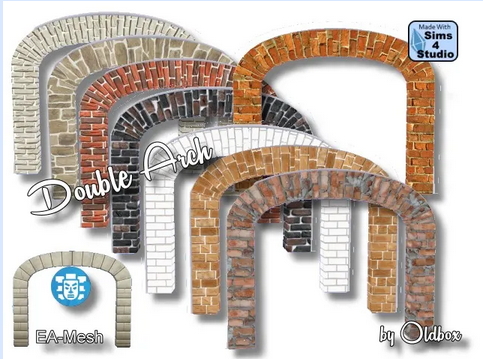  All4Sims: Double Arch by Oldbox