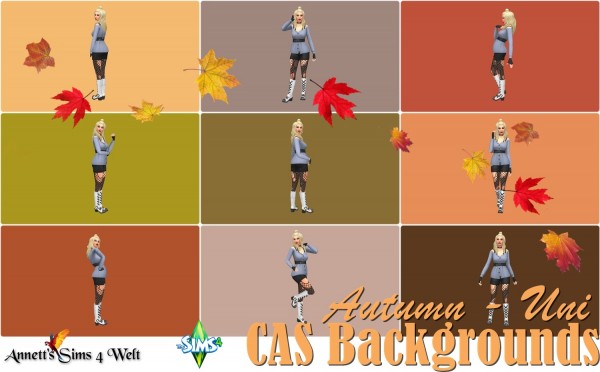  Annett`s Sims 4 Welt: CAS Backgrounds   Autumn   Uni