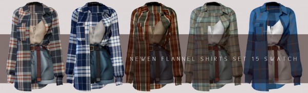  Newen: Flannel Shirts Set outfit