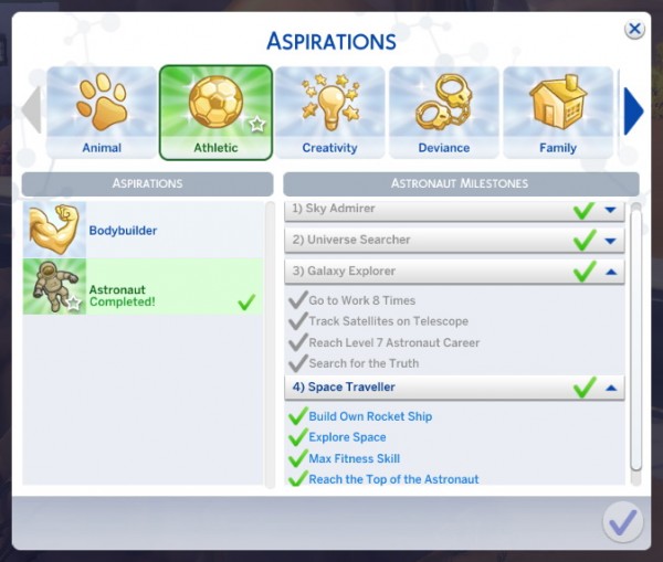  Mod The Sims: Astronaut Aspiration by MarieLynette