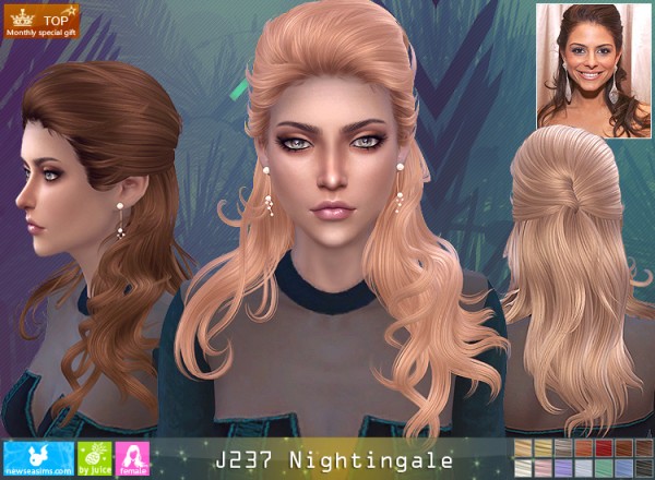  NewSea: J237 Nightingale Top Donation Hairstyle
