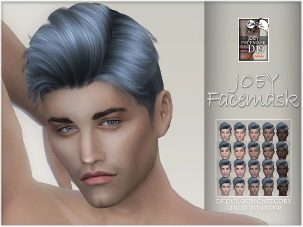  The Sims Resource: Joey facemask by BAkalia