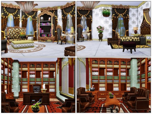  The Sims Resource: Avenue of Roses house by Danuta720