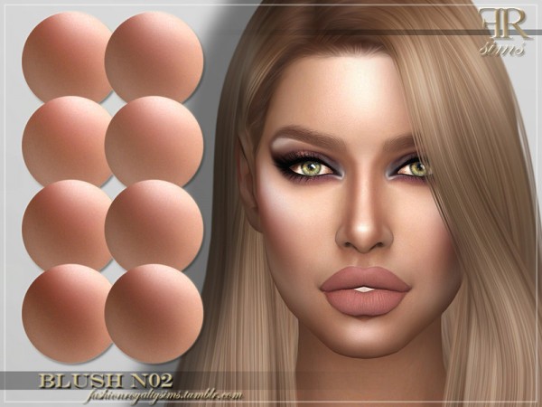  The Sims Resource: Blush N02 by FashionRoyaltySims