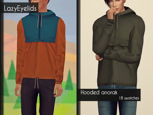  Lazyeyelids: Hooded anorak