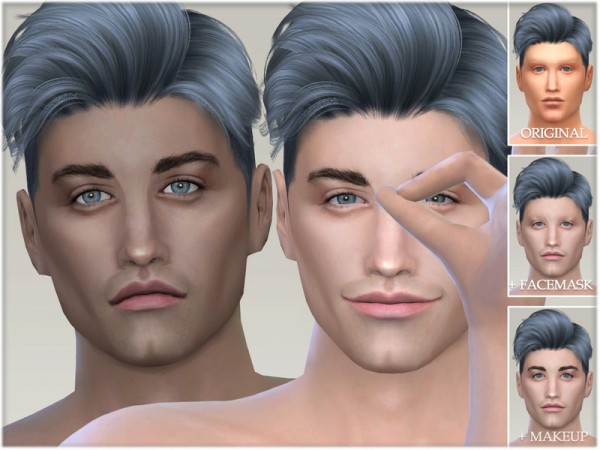  The Sims Resource: Joey facemask by BAkalia