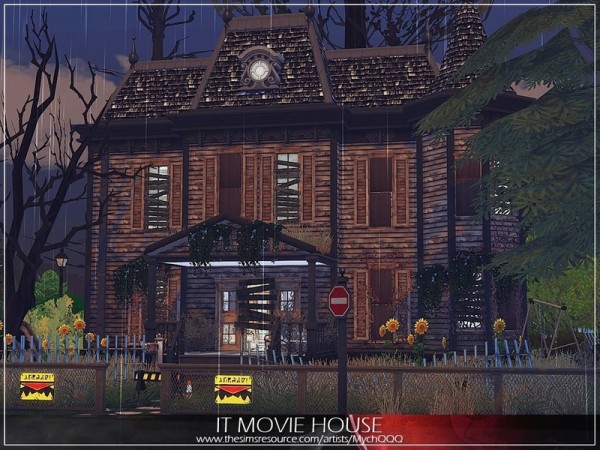  The Sims Resource: IT Movie House by MychQQQ