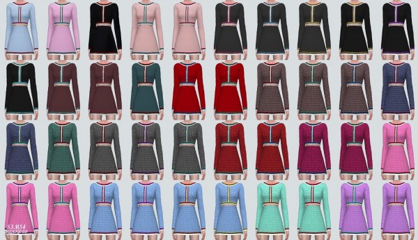  SIMS4 Marigold: 3 Point Line Two Piece