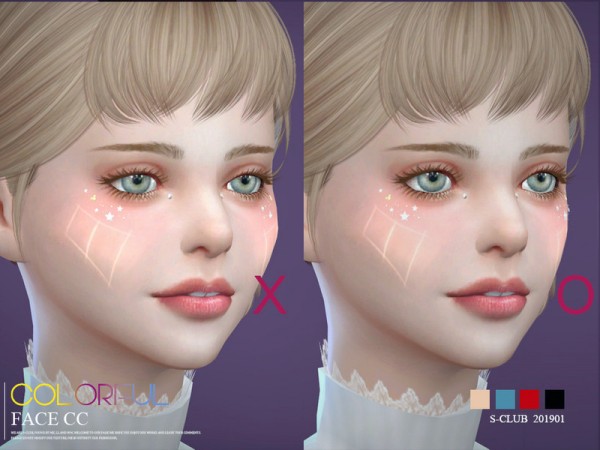  The Sims Resource: Face cc 201901 by S Club