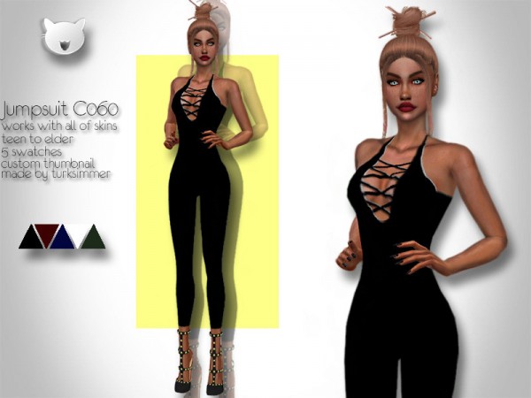  The Sims Resource: Jumpsuit C060 by turksimmer