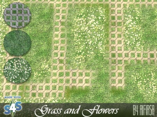  Aifirsa Sims: Grass and flowers