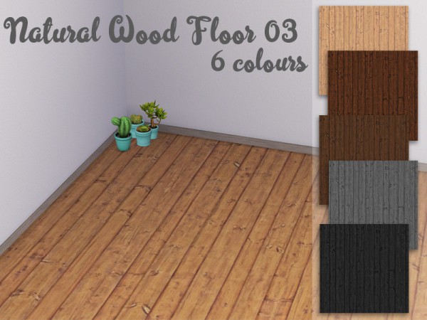  The Sims Resource: Natural Wood Floor by celinaccsims