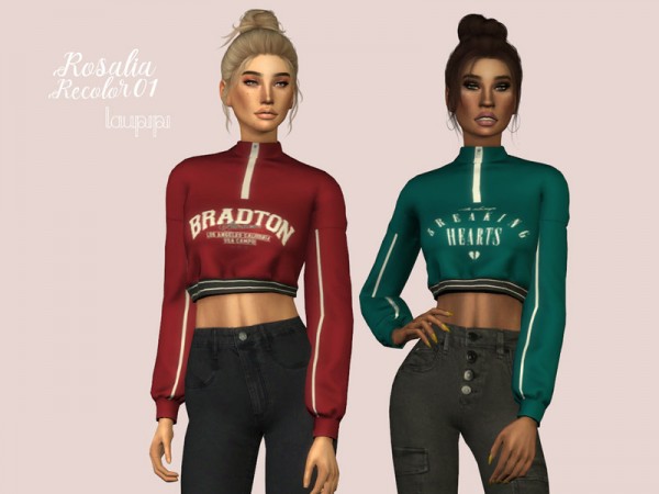  The Sims Resource: Rosalia Top 2 by laupipi