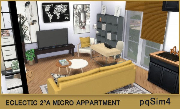  PQSims4: 2A Eclectic Micro Appartment