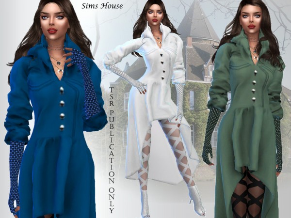 The Sims Resource: Magician's coat by Sims House • Sims 4 Downloads