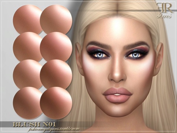  The Sims Resource: Blush N01 by FashionRoyaltySims