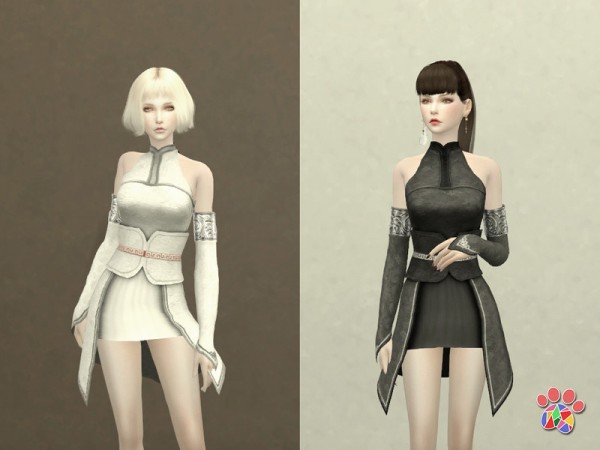  The Sims Resource: Silver Moon Costume by Arltos
