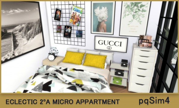 PQSims4: 2A Eclectic Micro Appartment