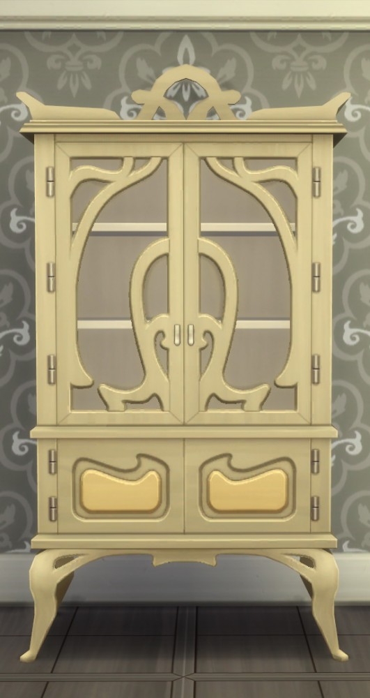  Mod The Sims: Empty Apothecary Cabinet by Teknikah