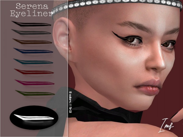  The Sims Resource: Serena Eyeliner N.51 by IzzieMcFire