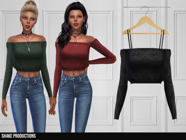  The Sims Resource: 317   Blouse by ShakeProductions