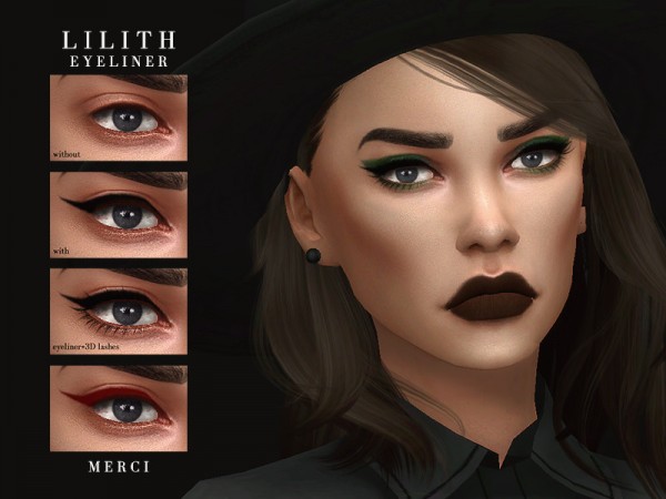  The Sims Resource: Lilith Eyeliner by Merci