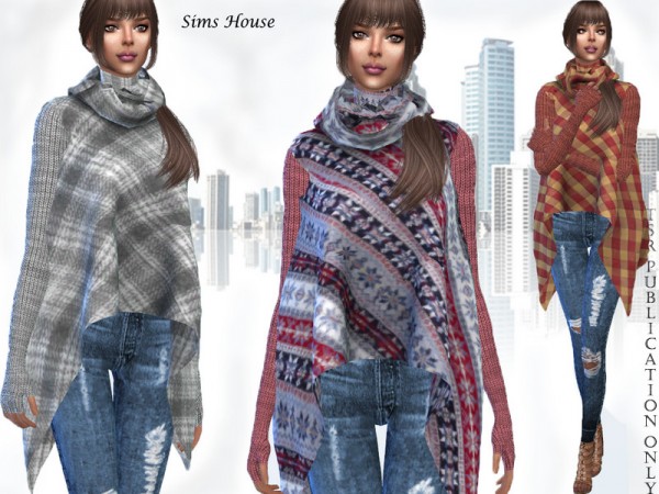  The Sims Resource: Poncho by Sims House