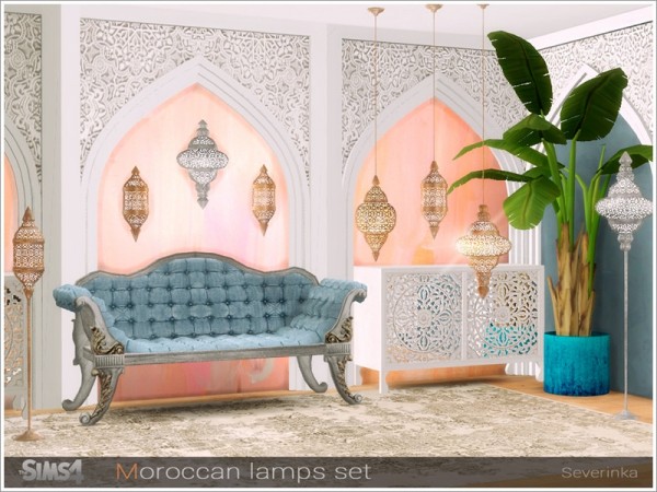  The Sims Resource: Moroccan lamps set by Severinka