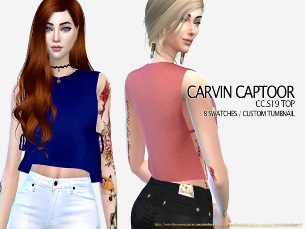  The Sims Resource: S19 Top by carvin captoor