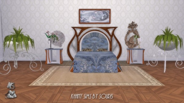  Khany Sims: Art Nouveau Bedroom