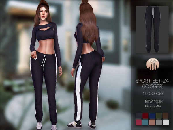  The Sims Resource: Sport SET 24 jogger by busra tr