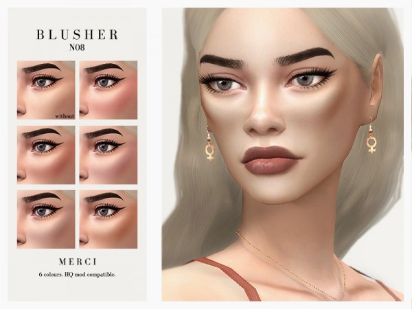  The Sims Resource: Blusher N08 by Merci