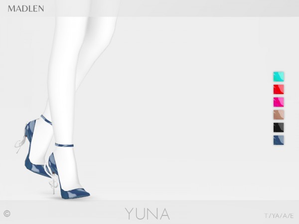  The Sims Resource: Madlen Yuna Shoes by MJ95