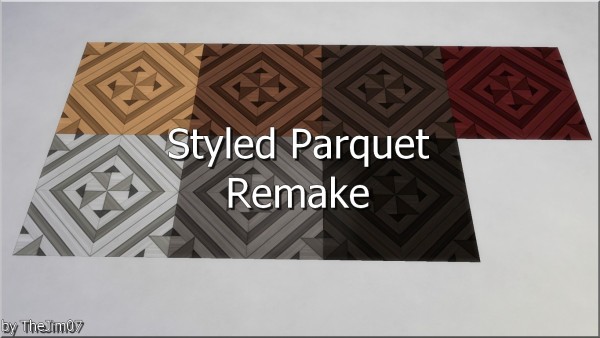  Mod The Sims: Styled Parquet Remake by TheJim07