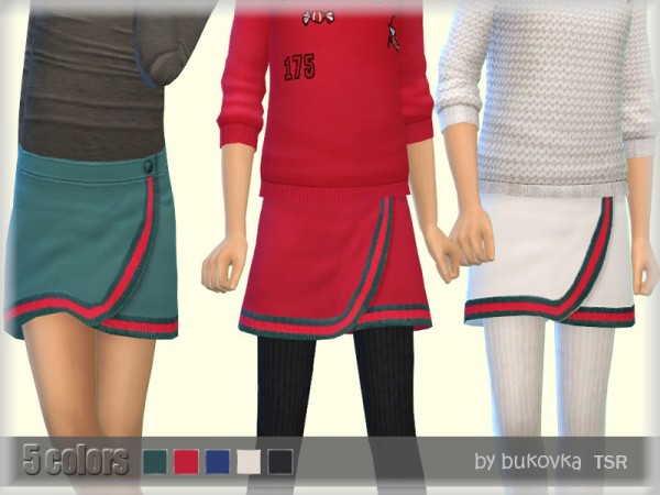  The Sims Resource: Skirt Child by bukovka