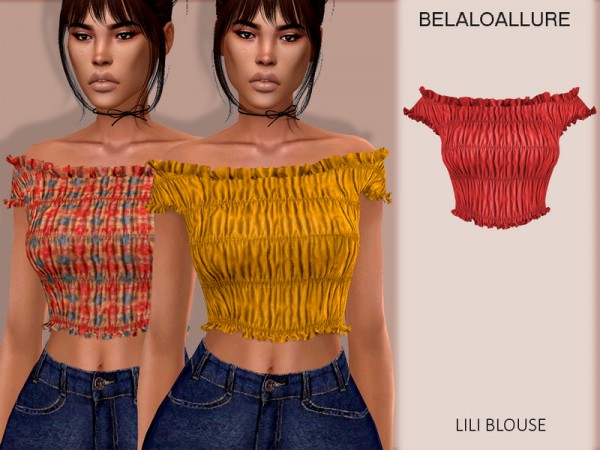  The Sims Resource: Lili blouse by belal1997