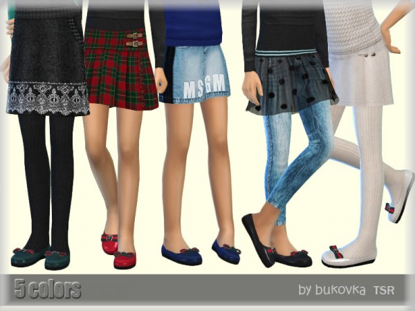  The Sims Resource: Shoes and Bows 2 by bukovka