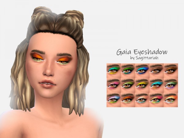  The Sims Resource: Gaia Eyeshadow by Sagittariah