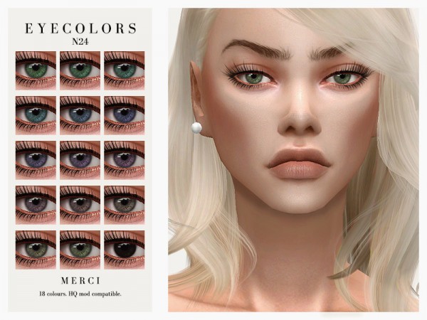  The Sims Resource: Eyecolors N24 by Merci