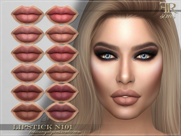  The Sims Resource: Lipstick N101 by FashionRoyaltySims