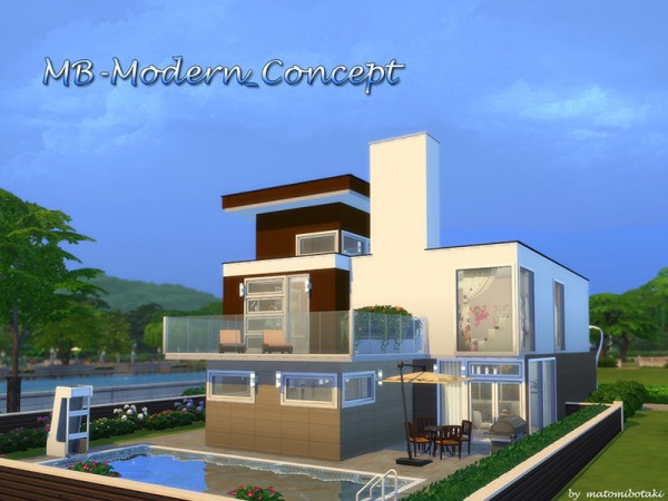  The Sims Resource: Modern Concept House by matomibotaki