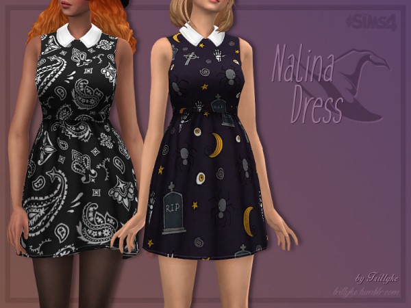  The Sims Resource: Nalina Dress by Trillyke