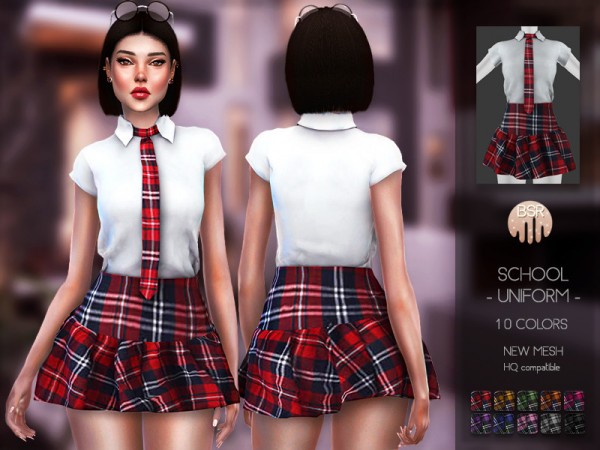 School Uniform Part1 At Kalewa A Sims 4 Updates Cc Mods Snootysims - Vrogue