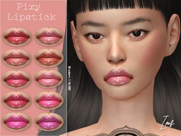  The Sims Resource: Pixy Lipstick N.202 by IzzieMcFire