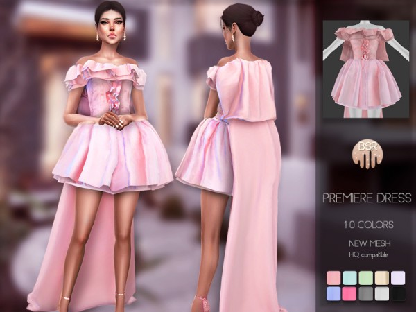  The Sims Resource: Premiere Dress BD104 by busra tr