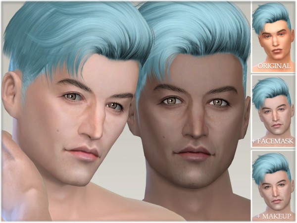  The Sims Resource: Chandler facemask by BAkalia