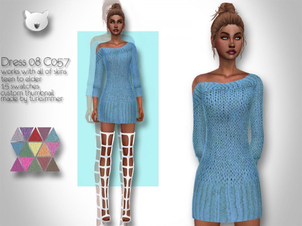 The Sims Resource: Dress 08 C057 by turksimmer