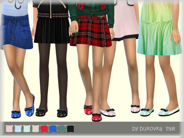  The Sims Resource: Shoes and Bows by bukovka