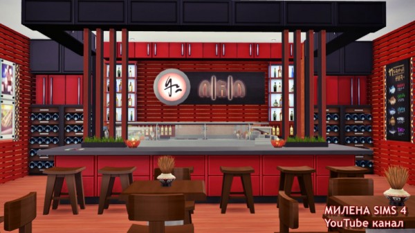  Sims 3 by Mulena: Sushi Restaurant